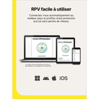 Norton Secure VPN - 5 appareils - Abonnement 1 an [Télécharger]-Chiffrement de qualité bancaire : Offre un chiffrement de qualité bancaire pour contribuer à garantir que les renseignements que vous envoyez et recevez sont sécurisés et privés