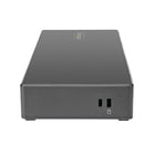 Startech - Station d'accueil USB Type-C pour triple moniteur 4K 100 W - Noir/Gris sidéral-OUTILS DE CONNECTIVITÉ : fournie avec cet appareil, l'application améliore les performances et la sécurité, avec un changeur d'adresse MAC, une surveillance des événements USB, une mise en page Windows et des utilitaires de commutation automatique Wi-Fi.