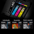 Epson - T252 Cartouche d'encre - Capacité standard - Noir-Le système d’impression Epson est particulièrement conçu pour être utilisé avec les encres d’origine Epson. L’utilisation d’encres non authentiques peut entraîner des dommages qui ne sont pas couverts par la garantie limitée de l’imprimante
