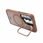 Blu Element - Chromatic Kick avec étui aimants pour Samsung Galaxy S26, Marron-Élégant et fin