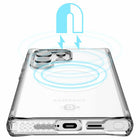 ITSKINS - Coque Transparente Hybrid_R Compatible avec Accessoires Magnétiques pour Samsung Galaxy S24 Ultra-Dos rigide