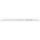 Apple - Clavier Magic Keyboard avec pavé numérique - anglais - blanc-16,48 x 0,16-0,43 x 4,52 po / 41,87 x 0,41-1,09 x 4,52 cm