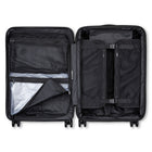 Travelite - Epicure 19 po Valise de cabine rigide - Noir-Cadenas TSA intégrés pour plus de sécurité