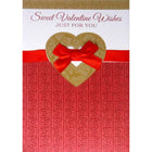 Rosedale Gold - Cartes De souhaits De La Saint-Valentin 5-1/2 po x 8 po / Enveloppes - Paquet de 6 - Coeur D'or-Cartes de souhaits qualité boutique