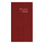 Brownline - 2026 Agenda quotidien de poche Traditional - 6 po x 3-1/8 po - Couleurs assorties - Anglais-Section téléphone et adresse