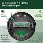 iRobot - Robot combiné Roomba 205 DustCompactor-Planification et navigation super intelligentes. Le ClearView LiDAR élégamment dissimulé à l’intérieur du robot cartographie rapidement votre domicile, évite les obstacles et nettoie en rangées nettes, même dans l’obscurité