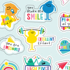 Carson Dellosa - Endroit Heureux Autocollants de motivation motivators, 72 par paquet, 12 paquets-Idéal pour les projets d'artisanat tels que les affiches, les albums, les calendriers et les invitations