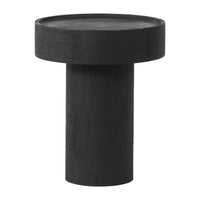 Zuo - Watson Table d’appoint - Noir-Bois de manguier peint avec finition chaleureuse et élégante