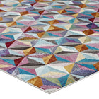 Modway - Arisa Mosaïque hexagonale géométrique Tapis de 5 pi l x 8 pi L - Multicolore-Résistant aux taches / Facile à nettoyer