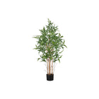 Monarch Specialties - Plante Artificielle - 50 po H - Arbre À Bambou - Mis En Pot - Feuilles Vertes - Pot Noir-Apportez une touche de nature a l'intérieur avec cet arbre artificiel de bambou qui mesure 50 po de haut, installé dans un pot noir élégant de 5 po