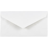 JAM Paper Enveloppes Monarch de type commercial à ouverture latérale et rabat gommé, 3 7/8 x 7 1/2 po, blanches, 1000/pqt-Blanc
