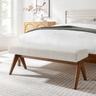 Modway - Lyra 47" Tissu tapis Banc - Ivoire-Siège rembourré