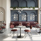 Zuo - Bite Table bistrot - Gris/Noir-Dimensions: 23,8 po L x 23,8 po L x 29,9 po H