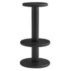Modway - Neo Rond de 15 pouces Terrasse extérieure Bois Tabourets de bar patio - Noir-8