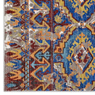 Modway - Centehua Aztèques du Sud-Ouest en détresse Tapis 4 pi l x 6 pi L - Multicolore-Polyester croisé 100% doux