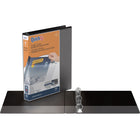 Reliure à anneaux View QuickFitMD 1 po AD-noir, Paquet de 6-Anneau rond, 3 anneaux, non verrouillable