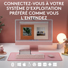 Logitech - K585 Clavier fin sans fil multi-appareils - Rose-Les touches ultra-fines offrent une expérience de saisie confortable de type ordinateur portable ultra-discrète. Pavé numérique et 12 touches FN disponibles pour un accès facile et une utilisation de raccourcis multimédia.