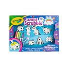 Crayola - Amis-licornes Scribble Scrubbie Crayola, ensemble de 7-amis-licornes scribble scrubbie : (7) amis-licornes scribble scrubbie, (5) marqueurs lavables et (1) brosse