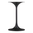 Modway - Lippa Rond de 20 po Bois Table d’appoint - Black Natural-6