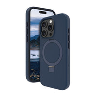 Dbramante1928 - Iceland Ultra D3O Kickstand MagSafe Case pour iPhone 16 Pro Max - Bleu-Comprend des matériaux qui offrent la protection contre les chocs la plus fine et la plus avancée