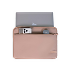 Bugatti - Commuter Series étui pour ordinateur portable - 16 po – Rose cendré-Poignée supérieure renforcée