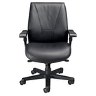 Nightingale - Fauteuil de direction à dossier moyen President - Noir-La mousse d'assise et de dossier ENERSORB s'adapte à votre corps et répartit votre poids de manière ergonomique pour améliorer la circulation sanguine et soulager les points de pression