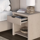 Hudson&Canal - Table de chevet rectangulaire Clara 24 po, aulne blanc-Dimensions du produit : 18" L x 23,63" l x 24" H