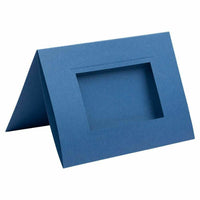 JAM Paper - Cartes photo A7 - 5 po x 7 po, bleau, paquet de 100-Couleur : cartes photo bleues avec ouverture.