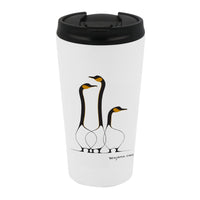 Oscardo - Tasse de voyage avec motif artistique autochtone Friends de Benjamin Chee Chee-Motif d’art autochtone authentique - Met en valeur des œuvres sous licence créées par des artistes des Premières Nations, Inuit et Métis de partout au Canada, célébrant la richesse des cultures autochtones et leur créativité