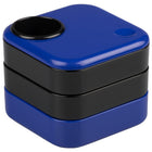 JAM Paper - Ensemble de fournitures de bureau  - 4 x 4 x 3 -5 - pivotant - bleu-Dimensions : 4 x 4 x 3,5 | Organiseur pivotant