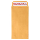 Jam Paper - Enveloppes recyclées n° 7 pour pièces de monnaie avec fermeture autocollante, 3 1/2 po H x 6 1/2 po l, Kraft brun Manille, Paquet de 100-Couleur : Kraft Manille marron