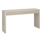 Hudson&Canal - Console Lawrence , 55 po de largeur, blanc aulne-Un design contemporain moderne pour votre entrée, votre salon, votre bureau et plus encore