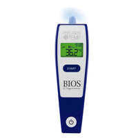 BIOS Diagnostics - Thermomètre auriculaire avec Bluetooth -Sonde lumineuse pour faciliter les mesures la nuit