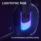 Logitech - G522 Lightspeed, casque gaming sans fil - microphone à bande passante complète - audio avancé - triple connectivité - Noir-Contrôlez votre voix: bénéficiez d’une clarté vocale de pointe grâce à un microphone à bande passante complète de 48 khz/16 bits pour des communications cristallines pendant les jeux et un streaming audio de qualité professionnelle