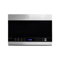 Danby - Four à micro-ondes au-dessus de la cuisinière de 1,4 pi3 - acier inoxydable-Options de contrôle de la cuisson par capteur : Pommes de terre, Pizza, Maïs soufflé, Légumes, Viande. Le capteur mesure l'humidité dégagée par les aliments et éteint le four à micro-ondes exactement au moment où la cuisson ou le réchauffage est terminé