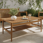 Modway - Hayden 46 pouces Terrasse extérieure Bois de teck Table à manger - Naturel-Conception à lattes