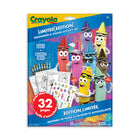 Crayola - Ensemble de coloriage et d'activités édition limitée-ENSEMBLE DE COLORIAGE ET D'ACTIVITÉS CRAYOLA : Comprend 8 crayons de couleur Crayola, dont 4 crayons archivées édition limitée, 32 pages à colorier et d'activités, une feuille d'autocollants et un emballage de type dossier