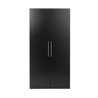 Prepac - Grosse armoire accrochable HangUps de 36 po - noir-Poids total du produit : 191 lb 87 kg