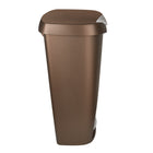 Umbra ââ‚¬â€œ Poubelle à pédale Brim, 50 L, bronze-Faite de polypropylène avec poignée nickelée