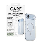 PanzerGlass - CARE Clear Urban Explorer MagSafe iPhone 17 Air - Anneau blanc-Garantie limitée d'un an du fabricant