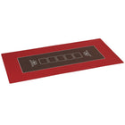 Soozier - Dessus De Table De Poker- Tapis De Poker 12 Joueurs, Résistant À L’Eau- Rouge-Tapis professionnel 94,2 po L x 45,5 po l (239,3 x 115,5 cm) pour 12 joueurs 