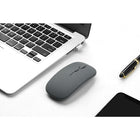Basic Tech - Souris sans fil SI, charbon-Boutons silencieux