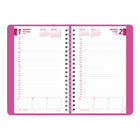 Brownline - 2026 Agenda quotidien/mensuel Fashion - 8 po x 5 po - Couleurs assorties - Anglais-Chaque page comporte trois blocs pour les notes et les appels