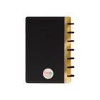 The Happy Planner - Planificateur 2027 daté format miniature 12 mois à reliure à disques - 7,50 po x 6,69 po - Quiet Simplicity - Anglais-Présente des motifs élégants et intemporels, des couvertures durables, des intercalaires robustes et une disposition pratique