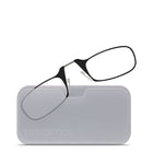 ThinOptics 2.0 Noir Lecteur avec Pod Blanc Universel - Noir-Le produit comprend les lunettes de lecture ThinOptics et l'étui universel avec un adhésif sans résidu à coller sur votre téléphone / étui ou toute autre surface dure et plate