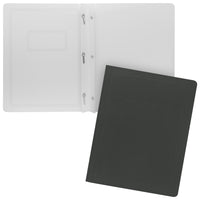 Staples - Couverture de rapport - format lettre - noir-Couverture de papier avec l'extérieur noir