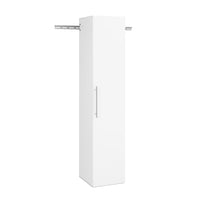 Prepac - Armoire de rangement étroite HangUps de 15 po - blanc-Dimensions assemblé 15 po L x 72 po H x 16 po P 8,2 pieds cubes
