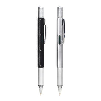 Kikkerland - stylo multi-outils noir et argent-Écrit à l'encre noire