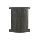 Manhattan Comfort - Table d’appoint contemporain Alure 20" - Charbon-Disponible en trois finitions : Noyer, Chêne naturel et Charbon