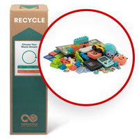 TerraCycle - Jouets - Zero Waste Box - 11 x 11 x 40 - Moyenne-Veuillez nous envoyer tout objet utilisé pour jouer, y compris les jouets électroniques.